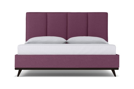 Carter Čalúnené postele  do spálne, spálňový nábytok California king purple
